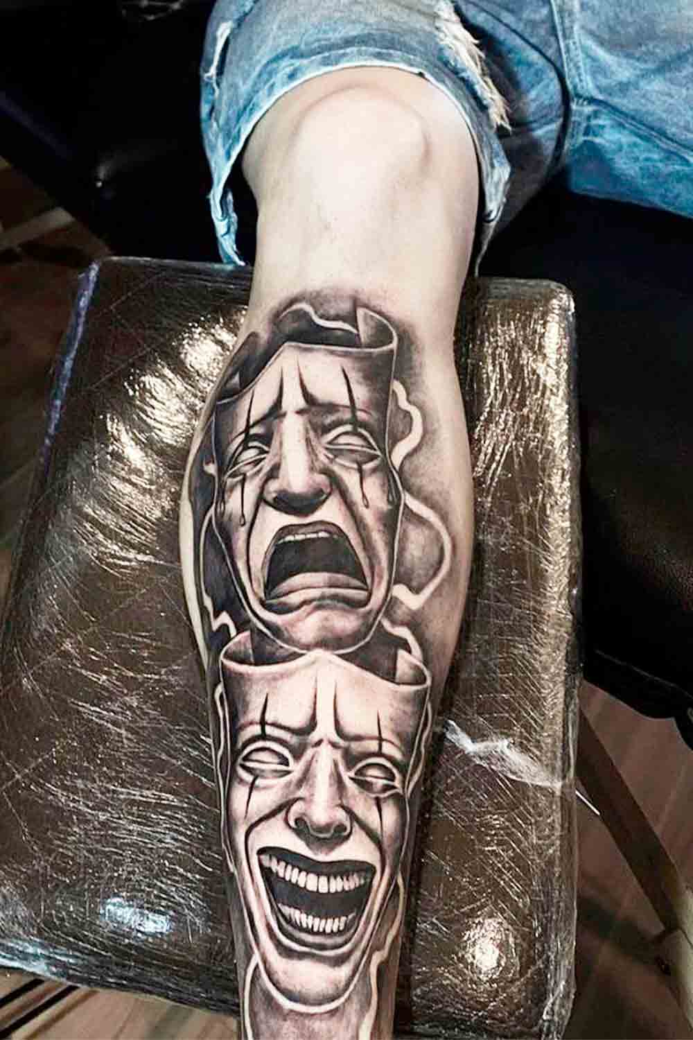 tatuagem-chora-agora-e-ri-depois-na-perna 