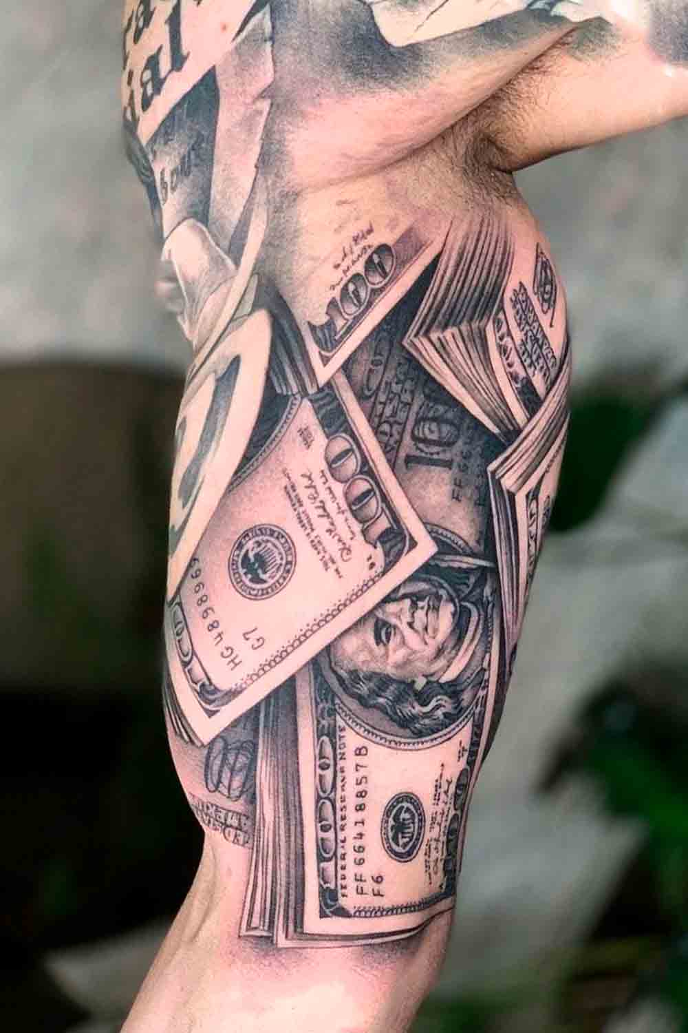 tatuagem-de-dinheiro-no-braco 