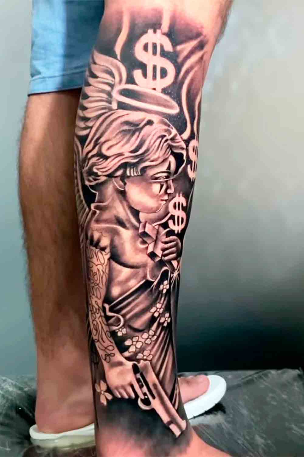 tatuagem-masculina-na-perna 