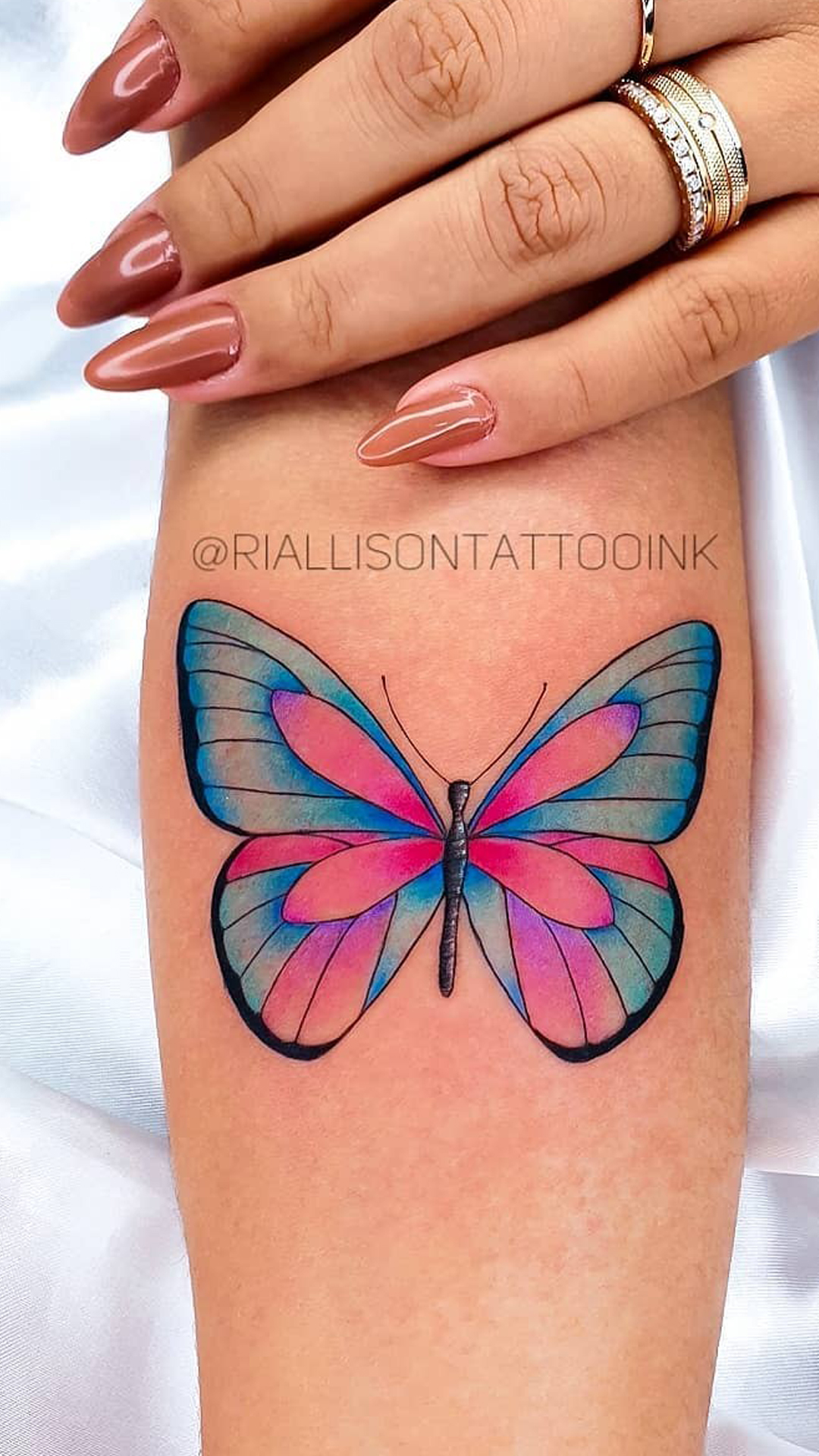 tatuagem-de-borboleta-no-braco-9 