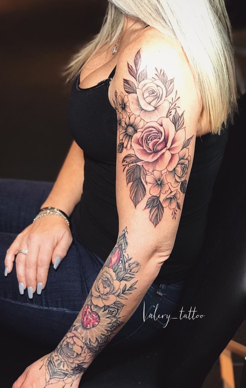 Tatuagens-femininas-de-braço-fechado-13 