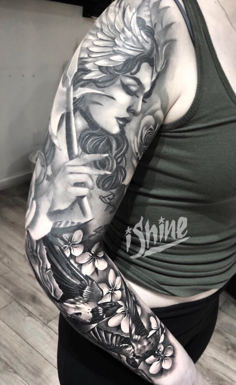 Tatuagens-femininas-de-braço-fechado-15 