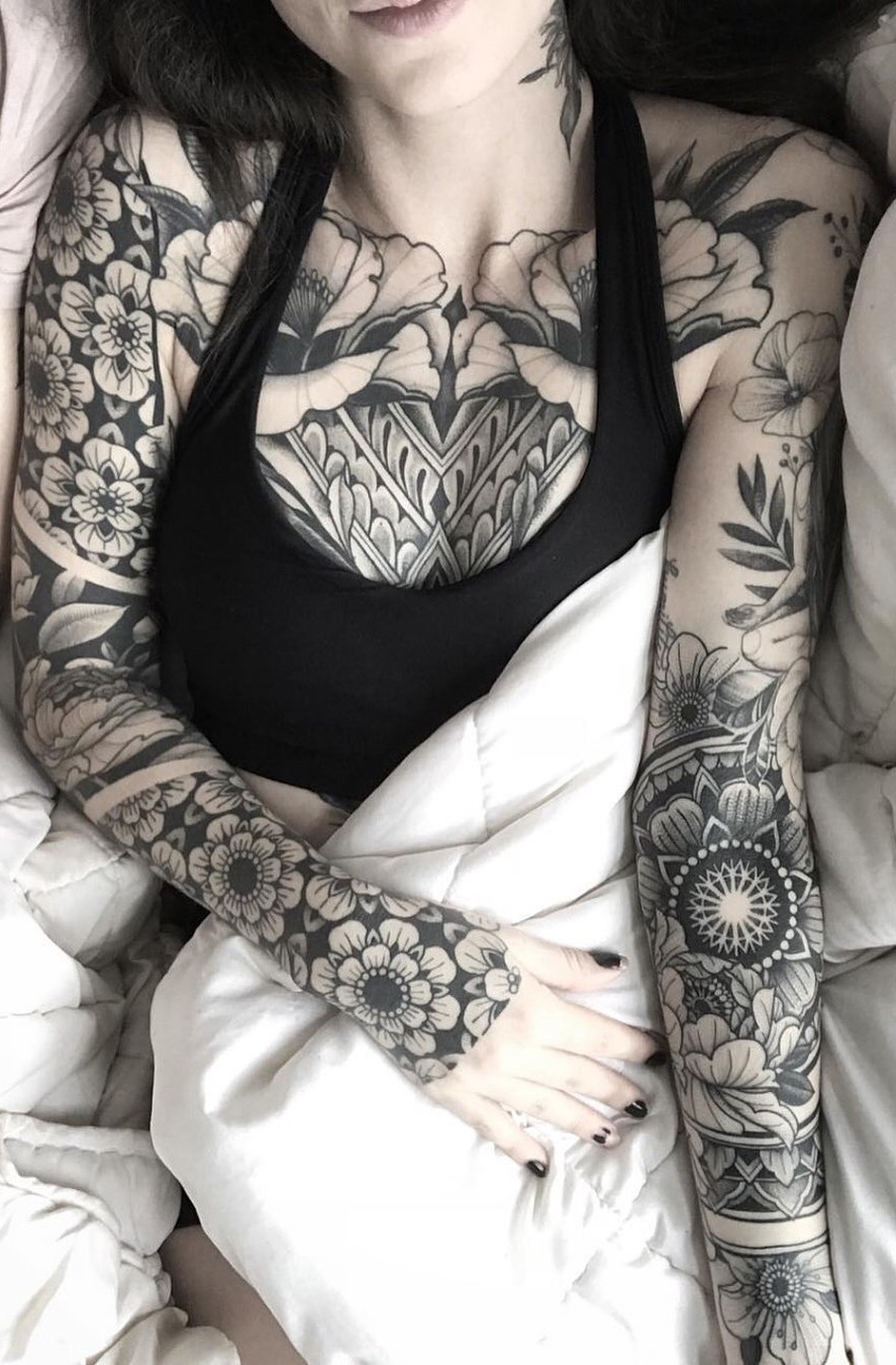Tatuagens-femininas-de-braço-fechado-16 