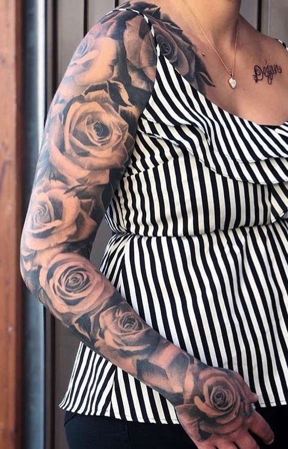 Tatuagens-femininas-de-braço-fechado-5 