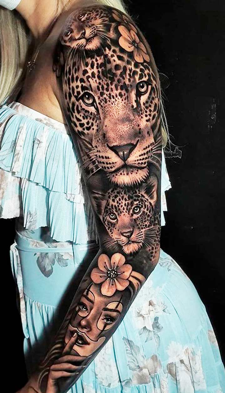 braco-feminino-fechado-de-tatuagens-de-tigre 