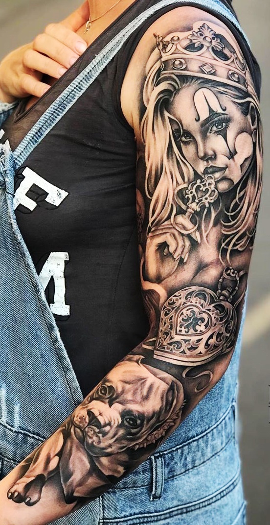 50 Tatuagens de braço fechado femininas para se inspirar - Top Tatuagens