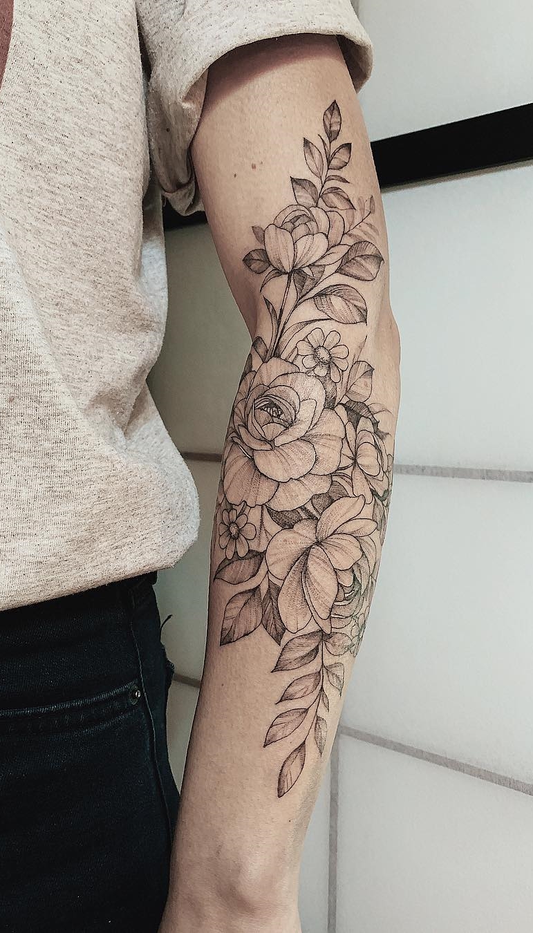 tatuagens-de-flores-no-antebraço-5 
