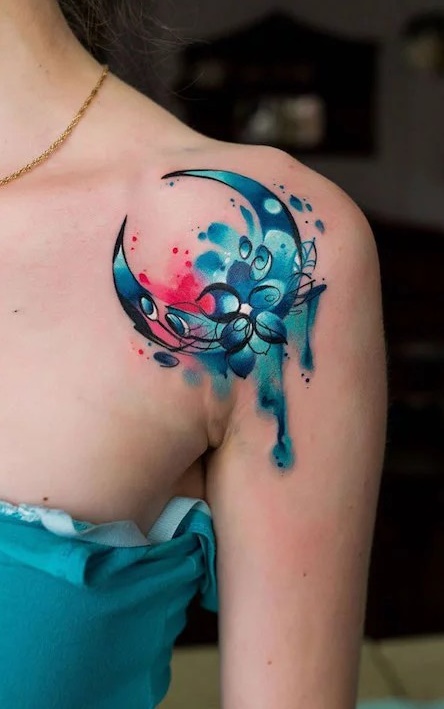 Tatuagens-no-ombro-em-aquarela-2 