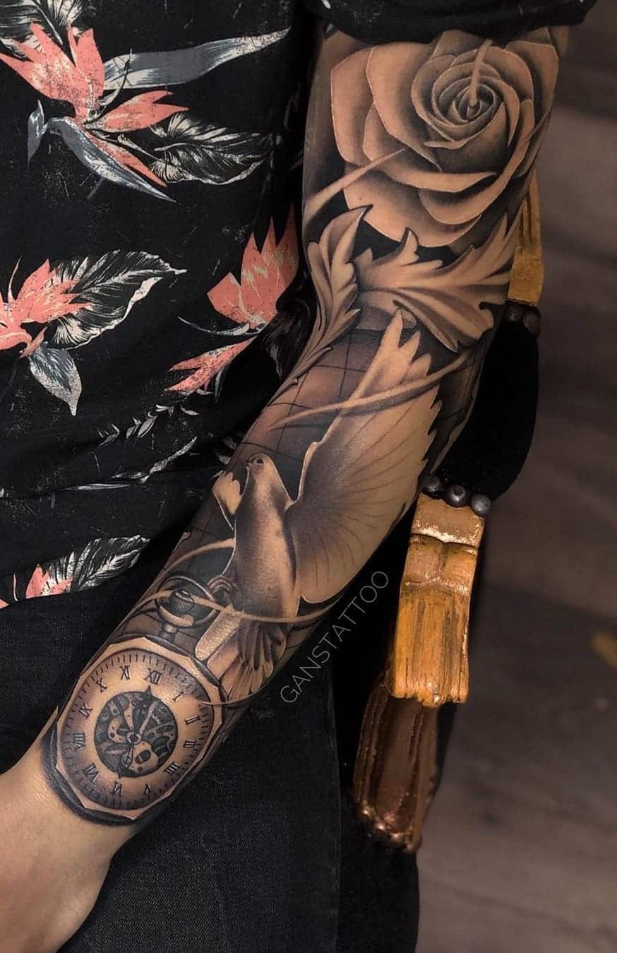 80 Fotos de tatuagens masculinas no braço Top Tatuagens