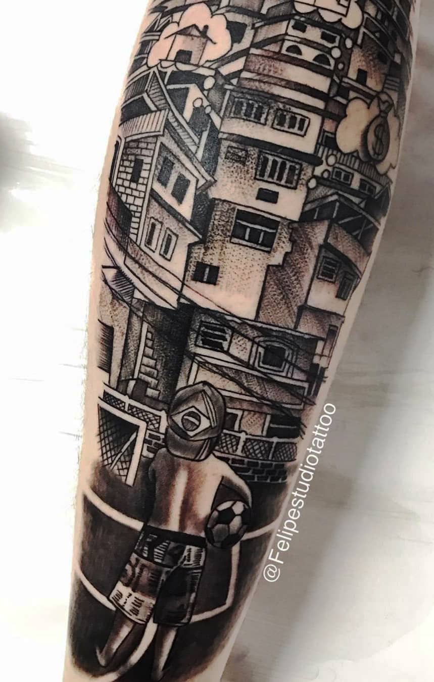 tatuagem-de-favela-no-antebraço 
