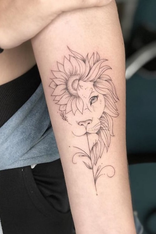 tatuagem-feminina-de-leão-57 