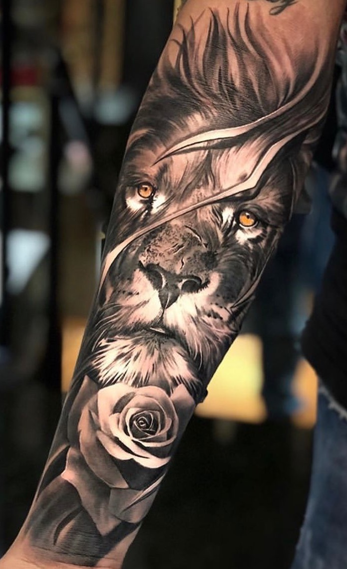 tatuagens-de-leão-masculinas-34 