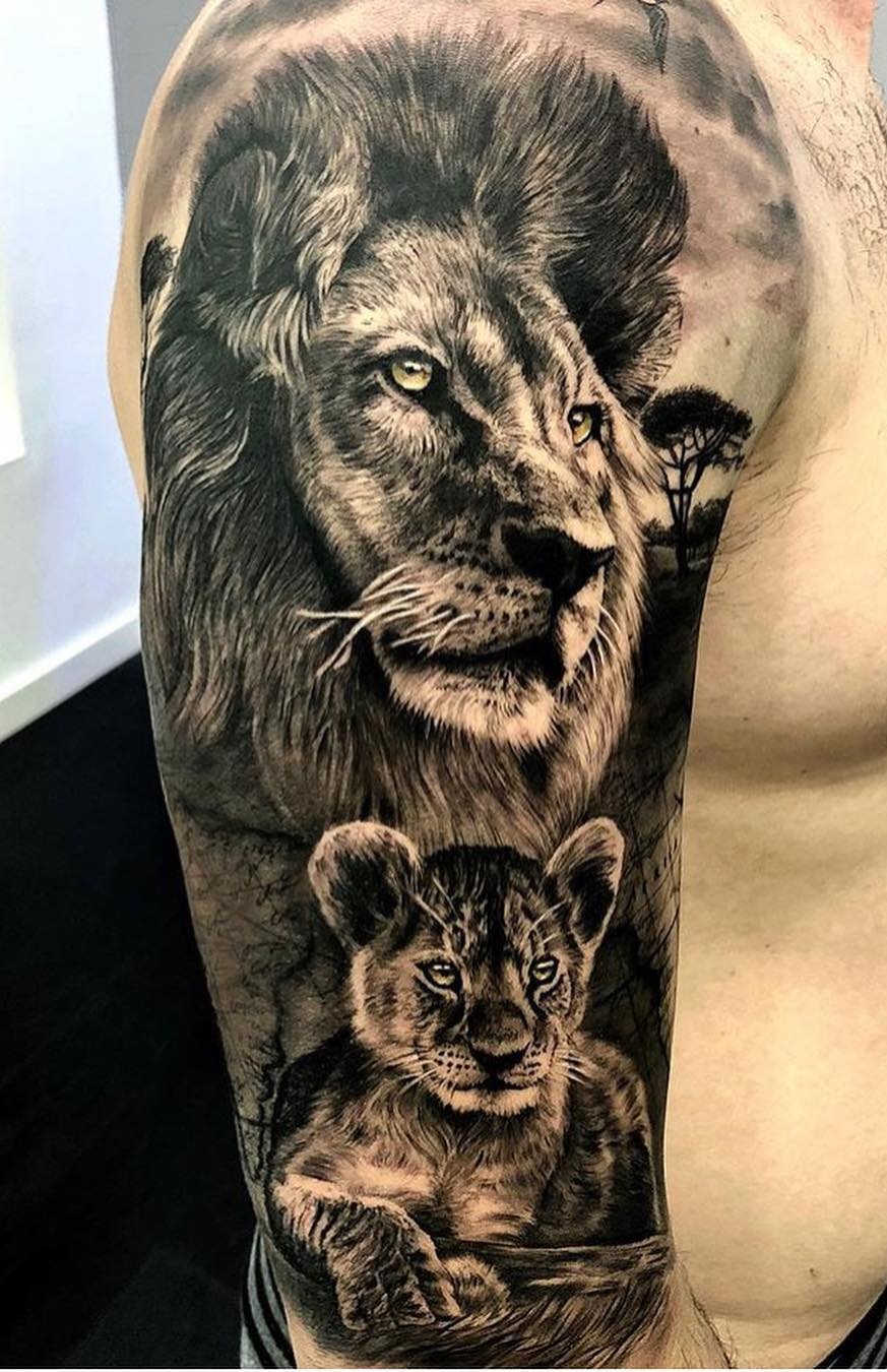 tatuagens-de-leão-masculinas-70 