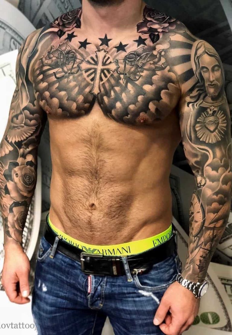 As 20 Melhores Tatuagens Masculinas No Peito Da Internet Top Tatuagens