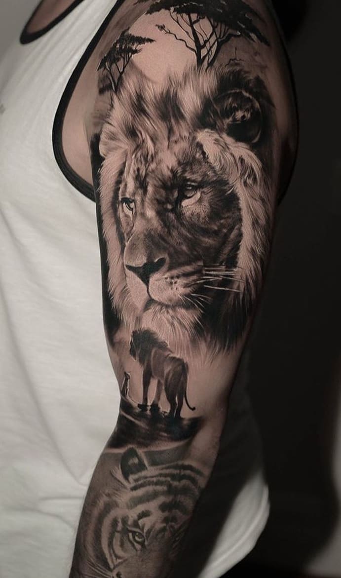 fotos-de-tatuagens-de-leão-masculinas-1 