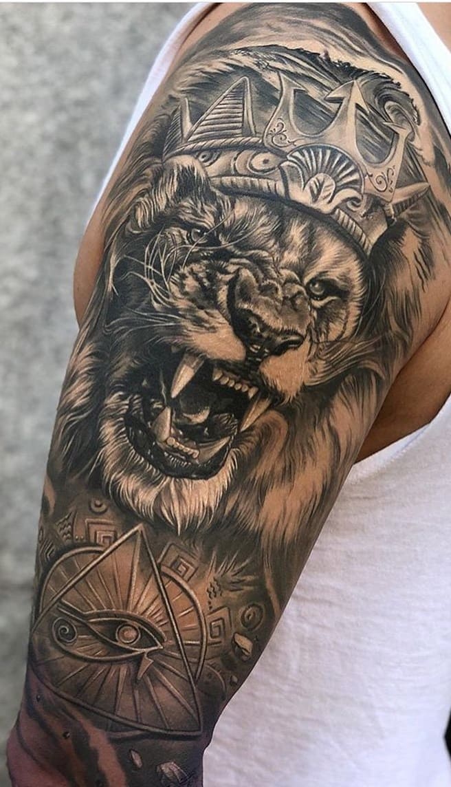 fotos-de-tatuagens-de-leão-masculinas-2 