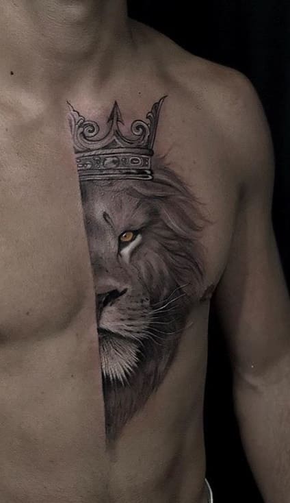 fotos-de-tatuagens-de-leão-masculinas-3 