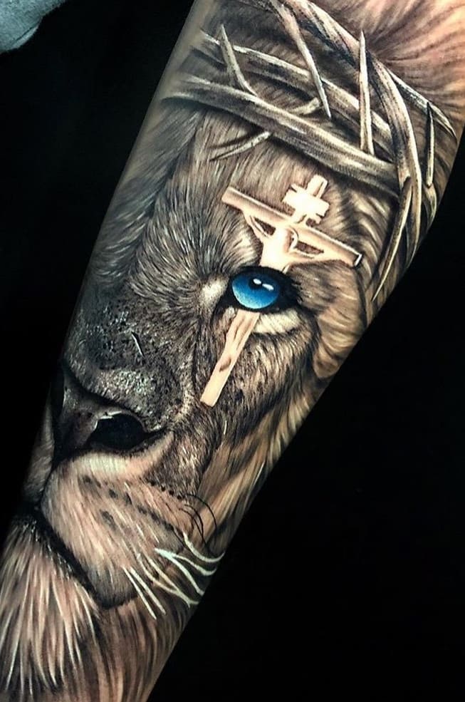 fotos-de-tatuagens-de-leão-masculinas-4 